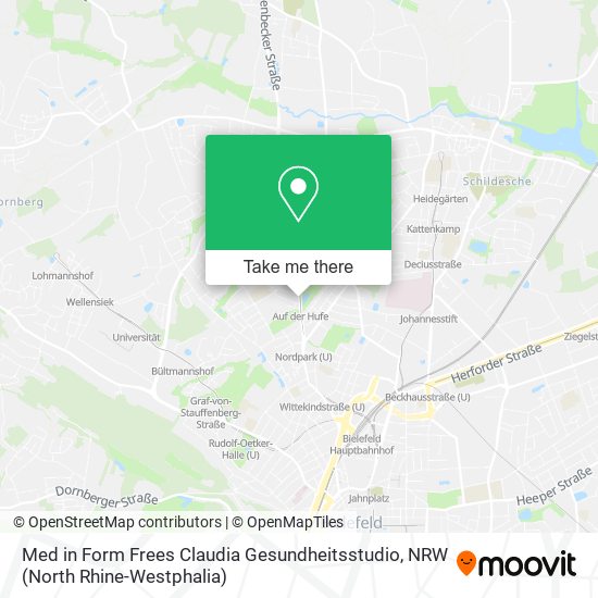Med in Form Frees Claudia Gesundheitsstudio map