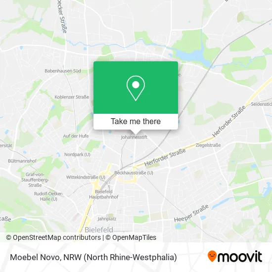 Карта Moebel Novo