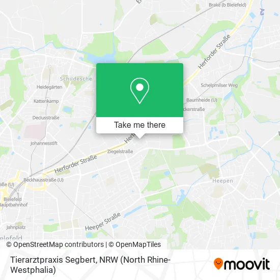 Карта Tierarztpraxis Segbert