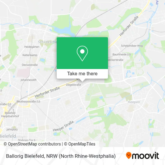 Ballorig Bielefeld map