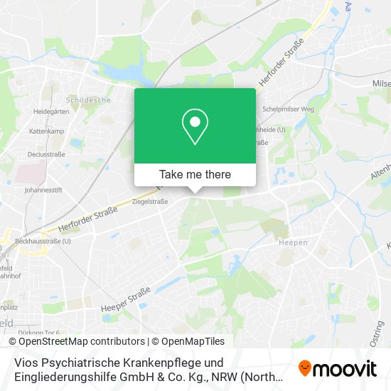 Vios Psychiatrische Krankenpflege und Eingliederungshilfe GmbH & Co. Kg. map