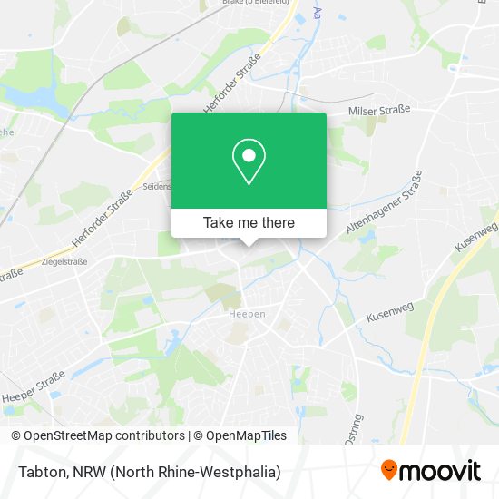 Tabton map