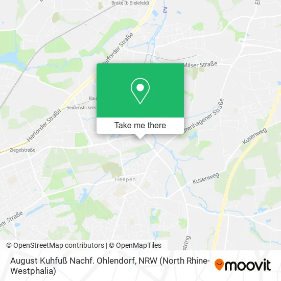 Карта August Kuhfuß Nachf. Ohlendorf