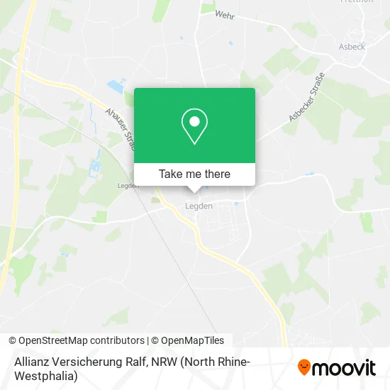 Карта Allianz Versicherung Ralf