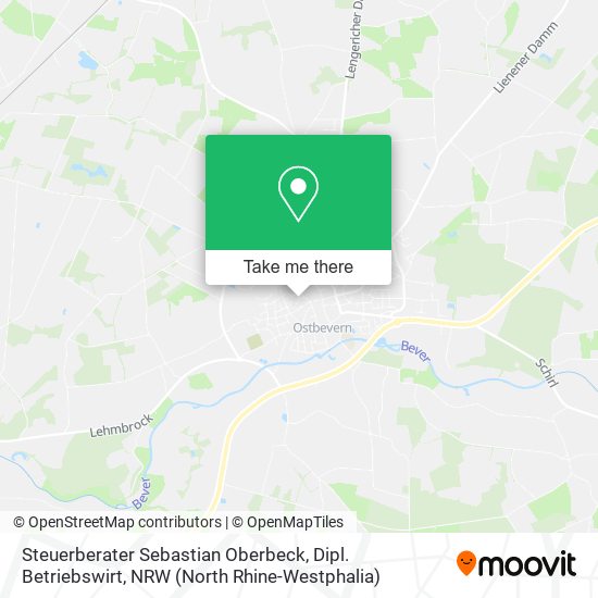 Steuerberater Sebastian Oberbeck, Dipl. Betriebswirt map