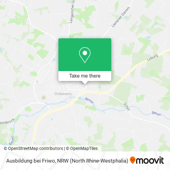 Карта Ausbildung bei Friwo