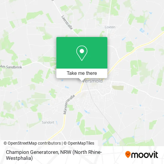 Карта Champion Generatoren