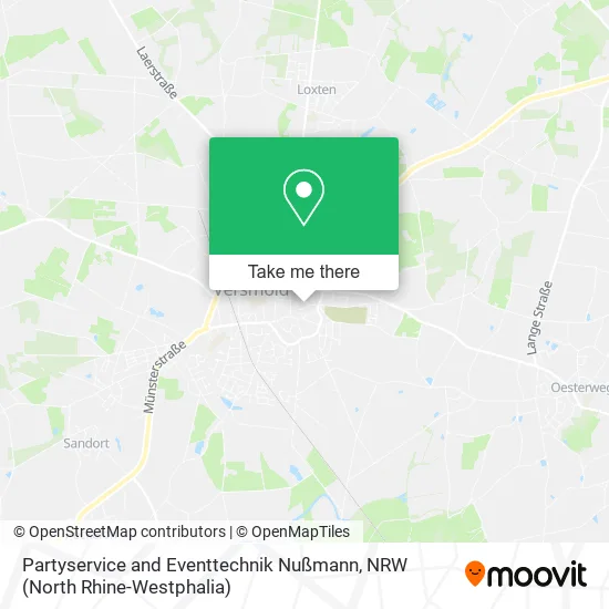 Карта Partyservice and Eventtechnik Nußmann