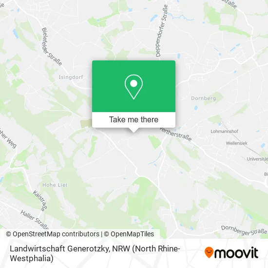 Карта Landwirtschaft Generotzky