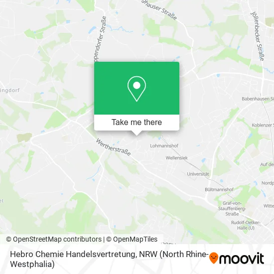 Карта Hebro Chemie Handelsvertretung