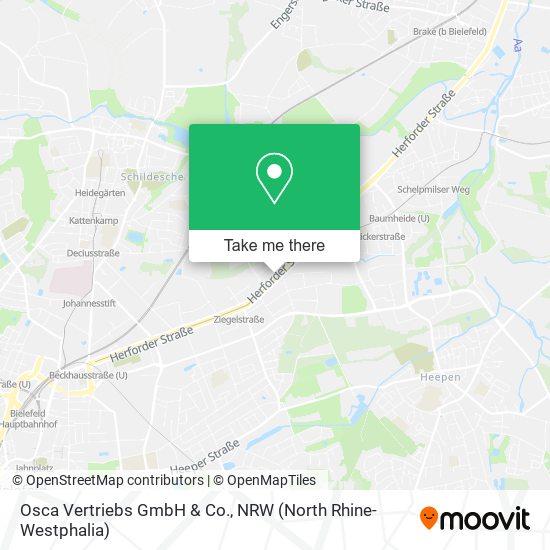 Osca Vertriebs GmbH & Co. map