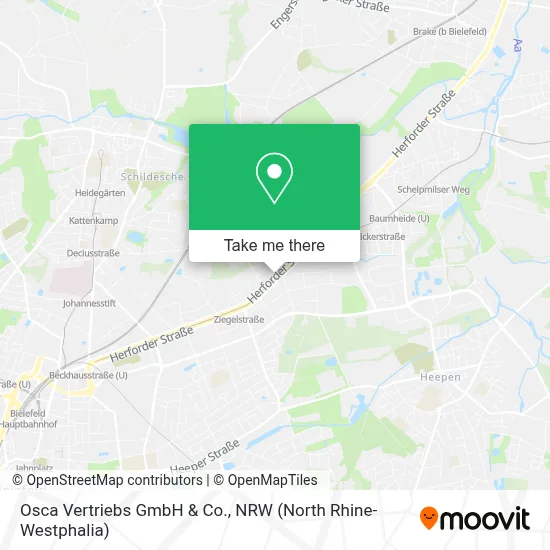 Osca Vertriebs GmbH & Co. map