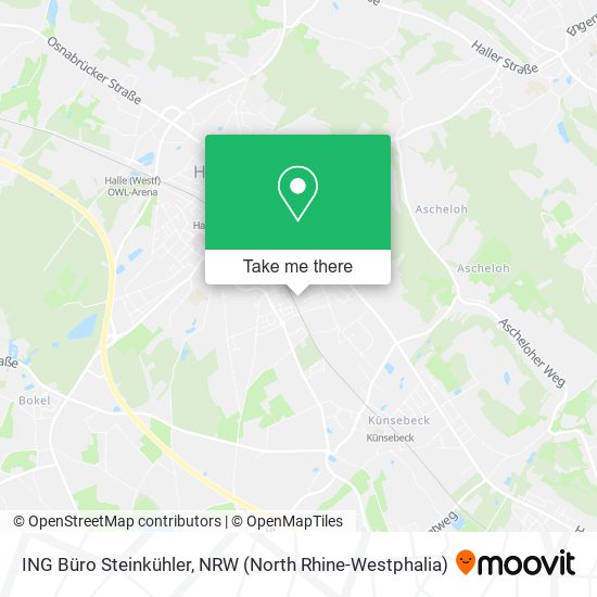 ING Büro Steinkühler map