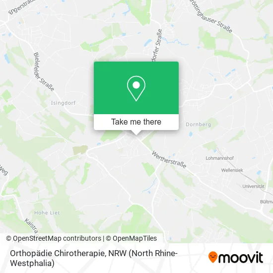 Карта Orthopädie Chirotherapie
