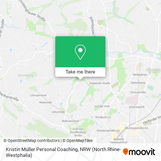 Карта Kristin Müller Personal Coaching