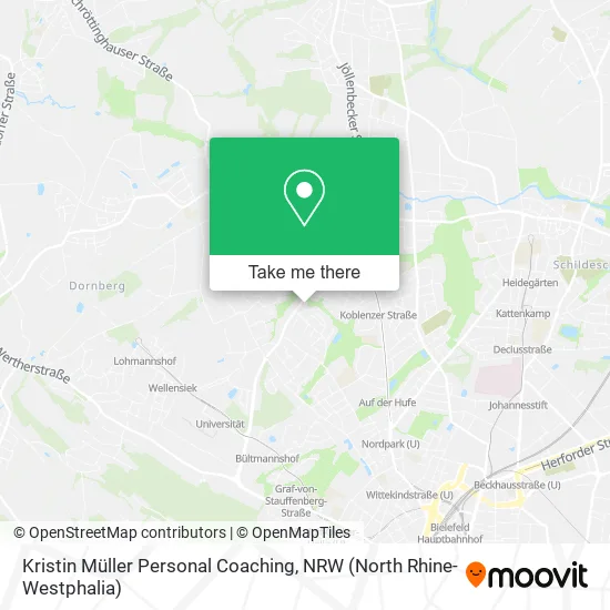 Карта Kristin Müller Personal Coaching