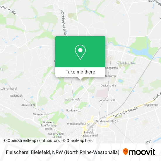 Карта Fleischerei Bielefeld