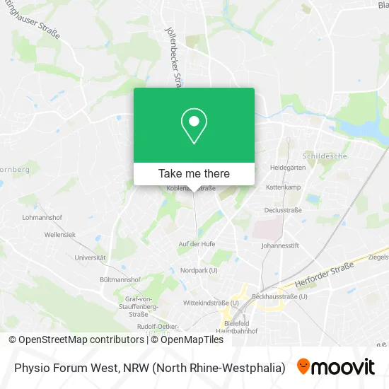 Карта Physio Forum West