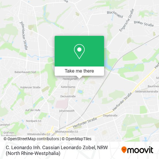 C. Leonardo Inh. Cassian Leonardo Zobel map