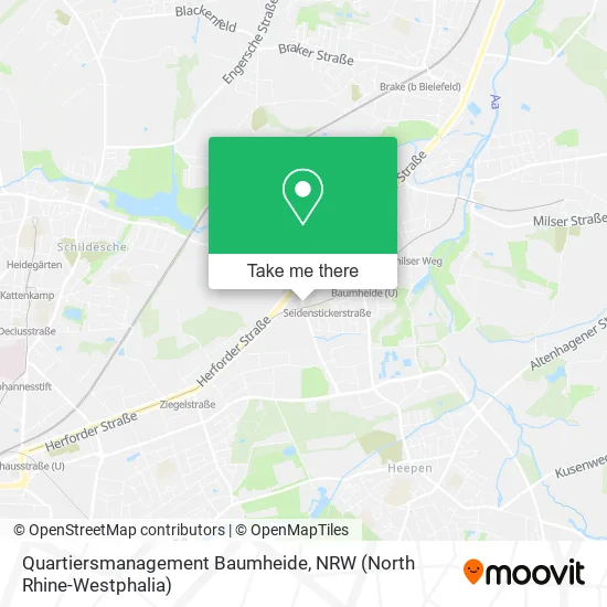 Карта Quartiersmanagement Baumheide