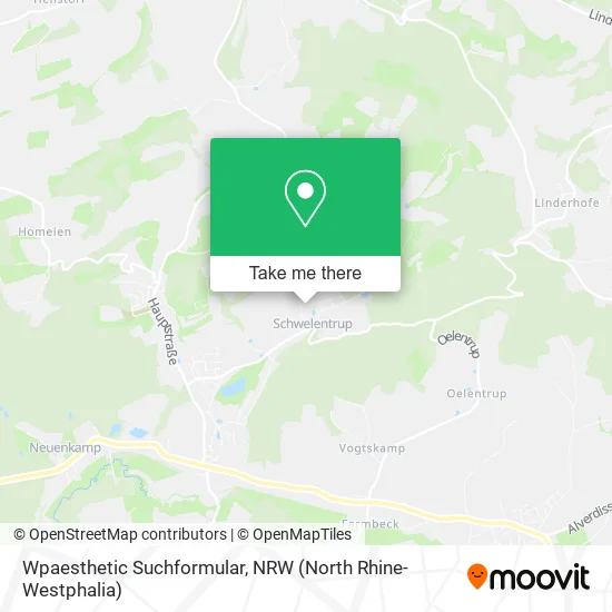 Карта Wpaesthetic Suchformular