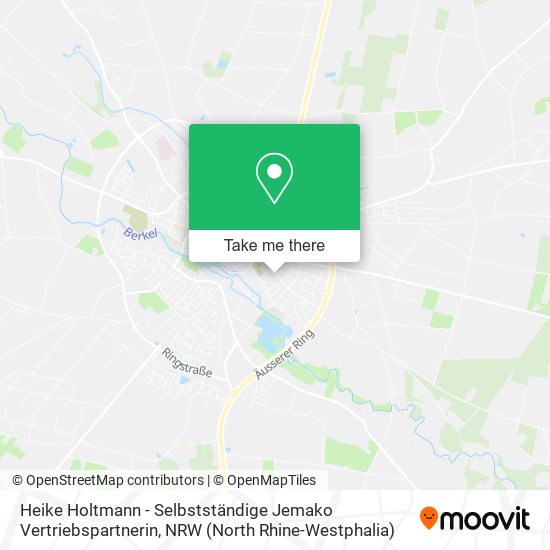 Карта Heike Holtmann - Selbstständige Jemako Vertriebspartnerin