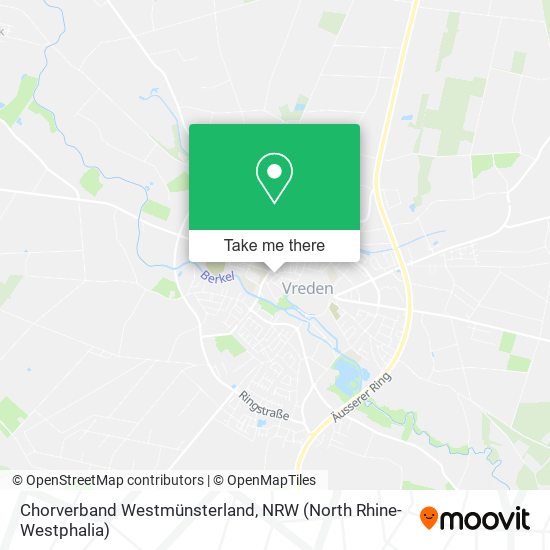 Chorverband Westmünsterland map