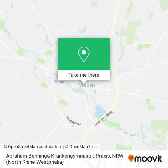 Abraham Benninga Krankengymnastik-Praxis map