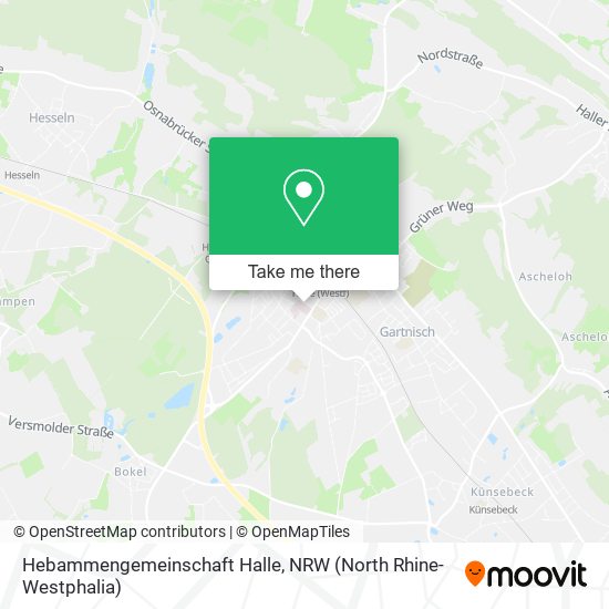 Hebammengemeinschaft Halle map