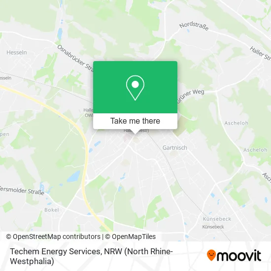 Techem Energy Services map