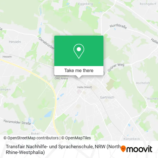 Карта Transfair Nachhilfe- und Sprachenschule