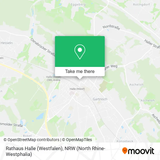 Rathaus Halle (Westfalen) map