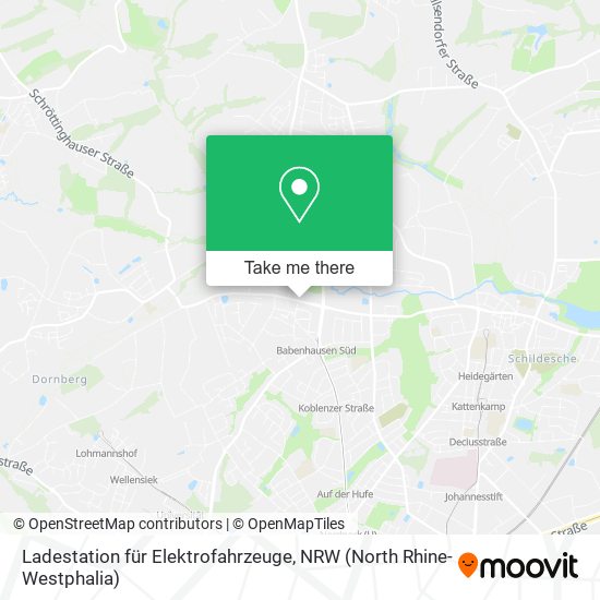 Ladestation für Elektrofahrzeuge map