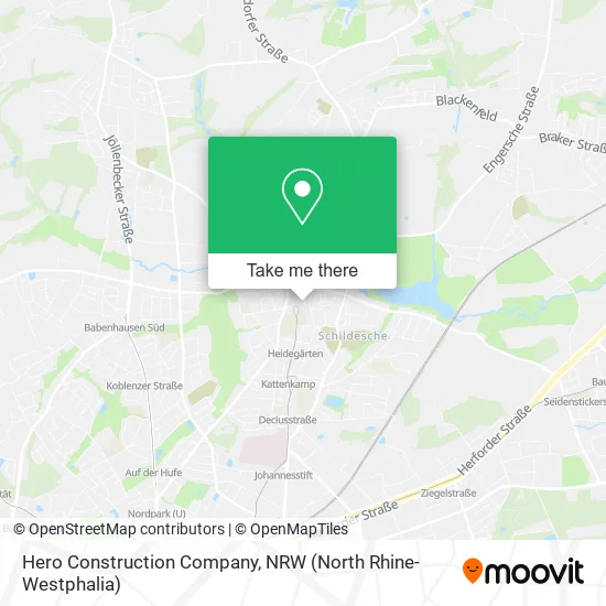 Hero Construction Company map
