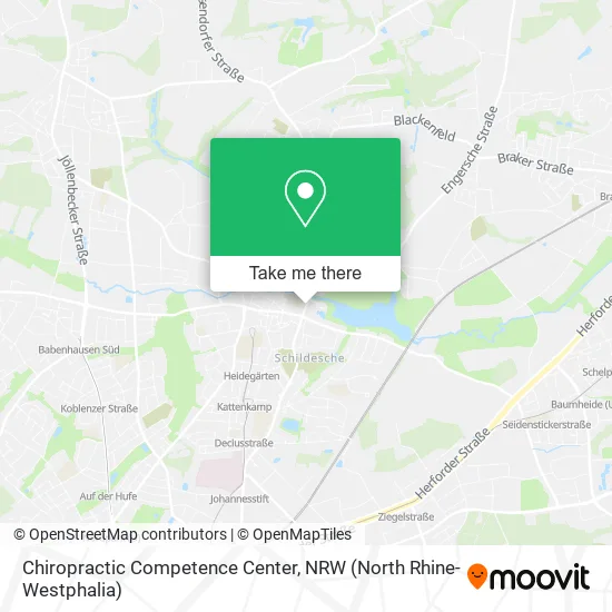 Карта Chiropractic Competence Center
