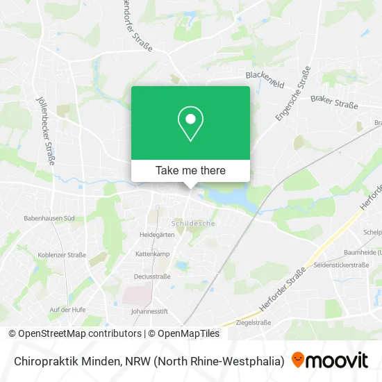 Карта Chiropraktik Minden