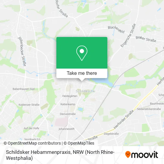 Карта Schildsker Hebammenpraxis