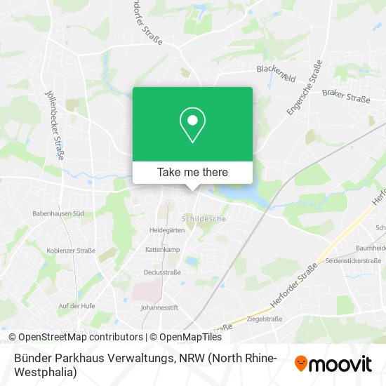 Bünder Parkhaus Verwaltungs map