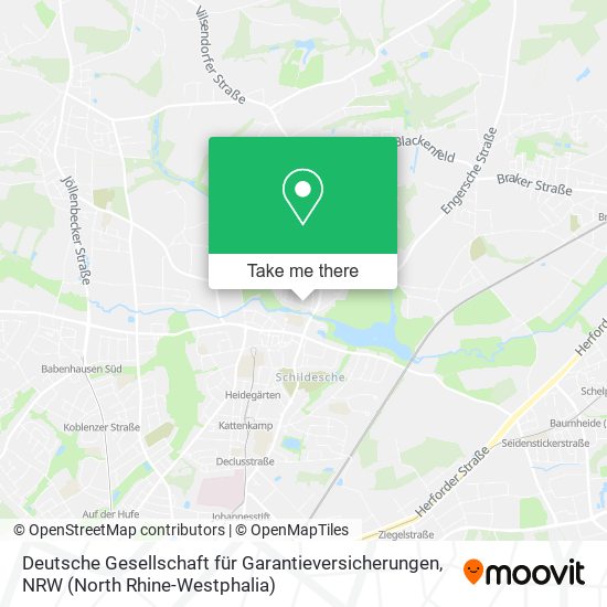 Deutsche Gesellschaft für Garantieversicherungen map
