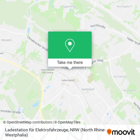 Ladestation für Elektrofahrzeuge map