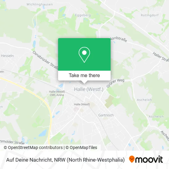 Карта Auf Deine Nachricht