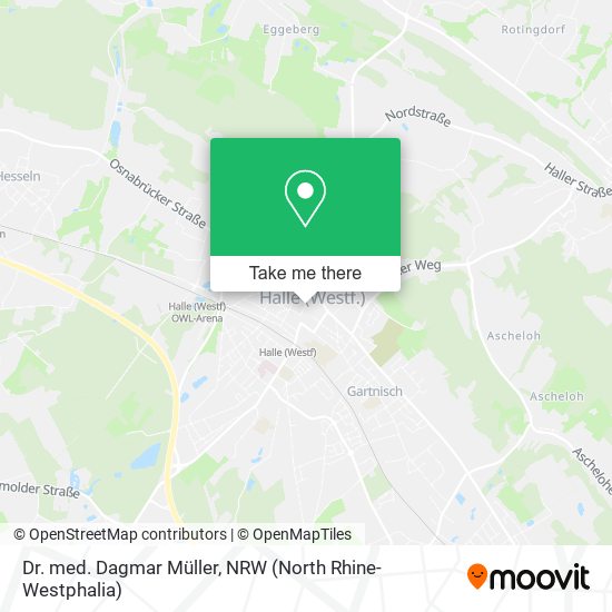Dr. med. Dagmar Müller map