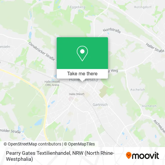 Pearry Gates Textilienhandel map