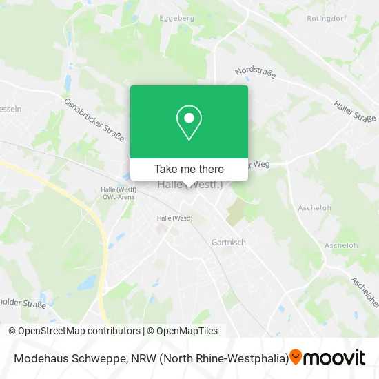 Карта Modehaus Schweppe