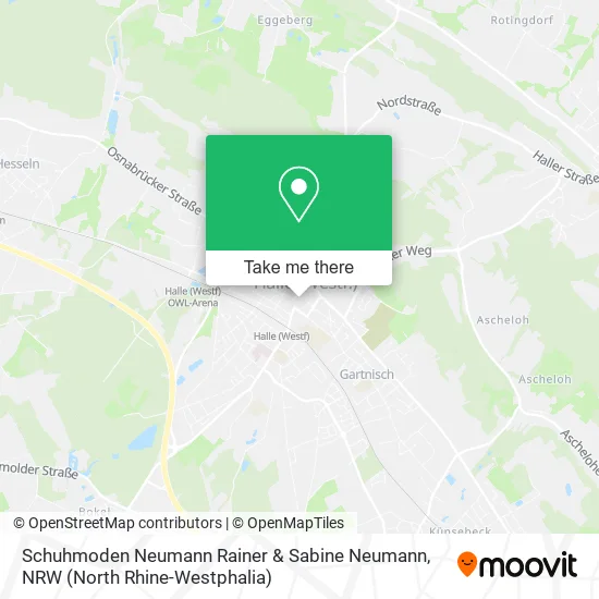 Карта Schuhmoden Neumann Rainer & Sabine Neumann