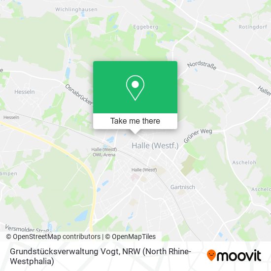 Карта Grundstücksverwaltung Vogt