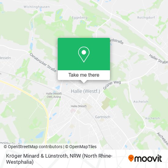 Kröger Minard & Lünstroth map