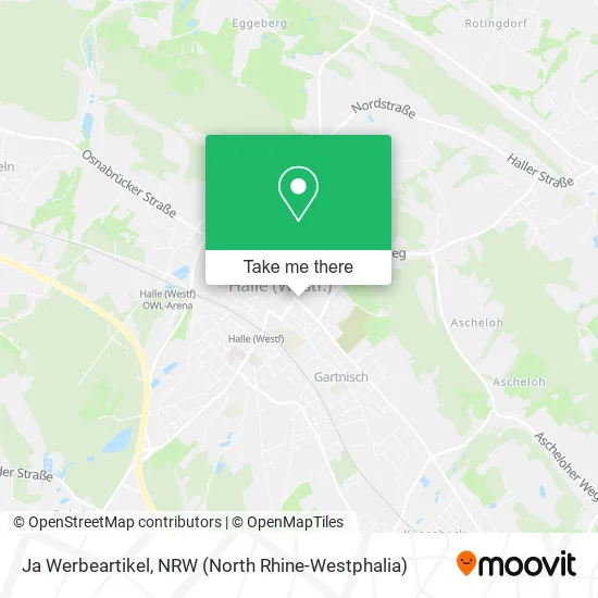 Ja Werbeartikel map