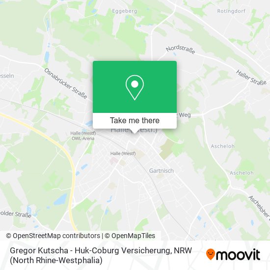 Gregor Kutscha - Huk-Coburg Versicherung map