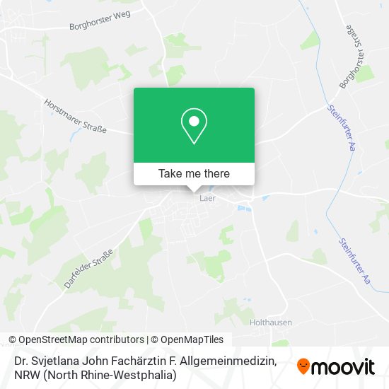 Dr. Svjetlana John Fachärztin F. Allgemeinmedizin map